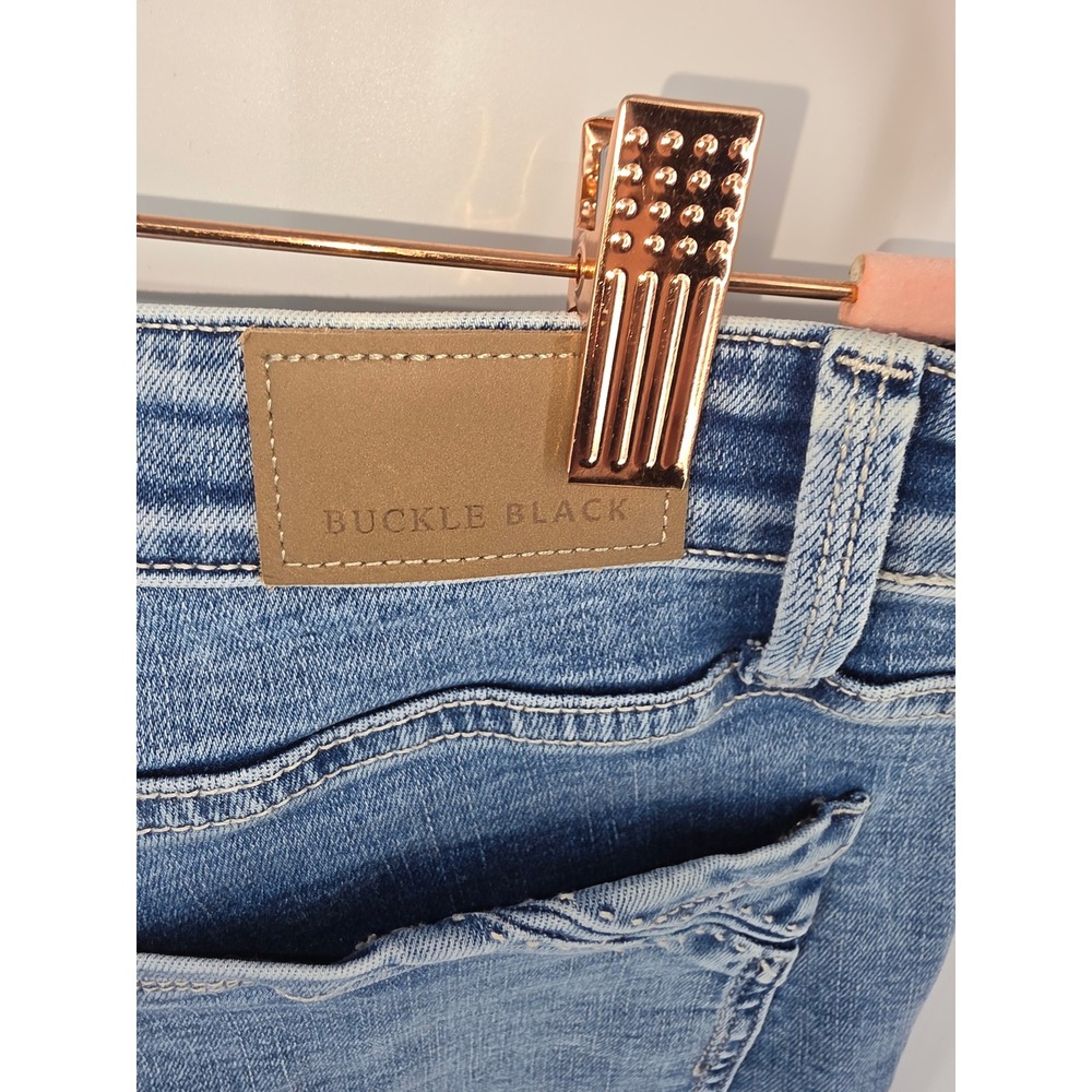 Buckle Black Fit No. 53 Classic Skinny Jeans Blue Medium Wash 31x30 BBW17001S - Picture 7 of 9